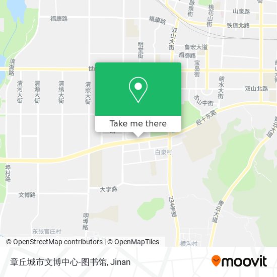 章丘城市文博中心-图书馆 map