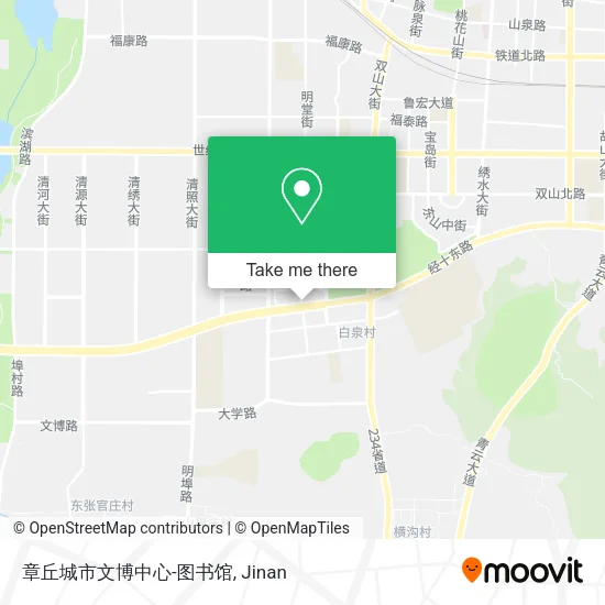 章丘城市文博中心-图书馆 map