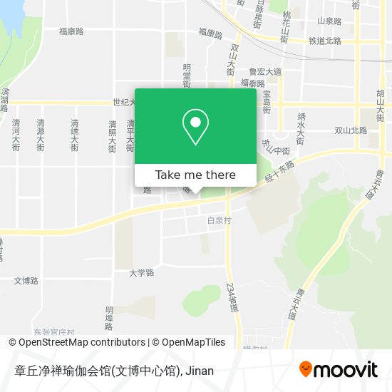 章丘净禅瑜伽会馆(文博中心馆) map