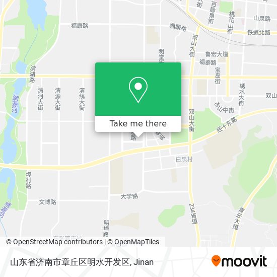 山东省济南市章丘区明水开发区 map