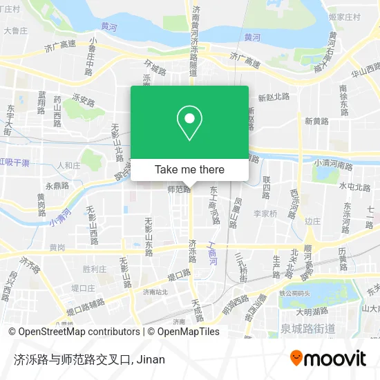 济泺路与师范路交叉口 map