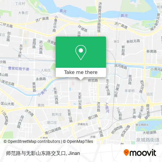 师范路与无影山东路交叉口 map