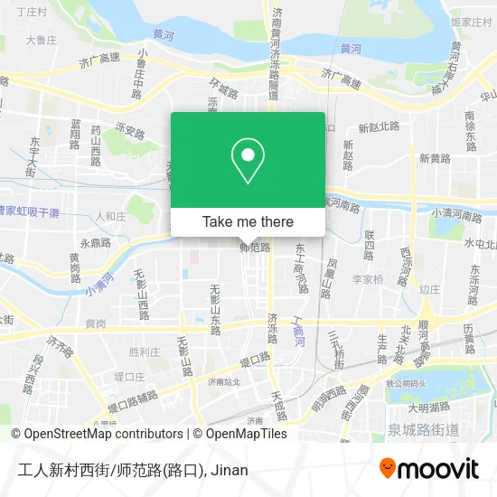 工人新村西街/师范路(路口) map