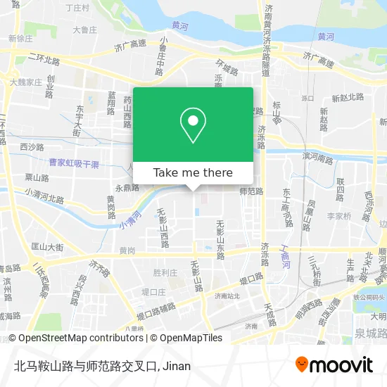 北马鞍山路与师范路交叉口 map