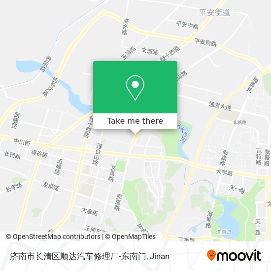济南市长清区顺达汽车修理厂-东南门 map