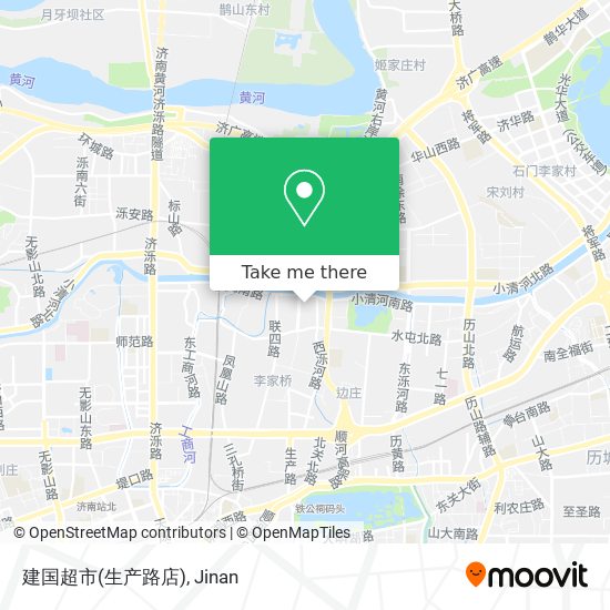 建国超市(生产路店) map