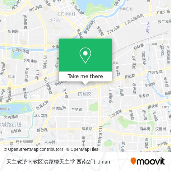 天主教济南教区洪家楼天主堂-西南2门 map