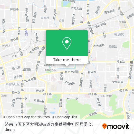 济南市历下区大明湖街道办事处舜井社区居委会 map