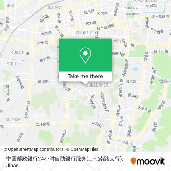 中国邮政银行24小时自助银行服务(二七南路支行) map