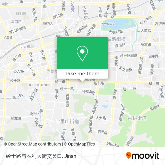 经十路与胜利大街交叉口 map