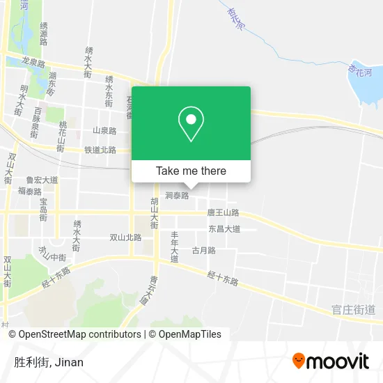 胜利街 map