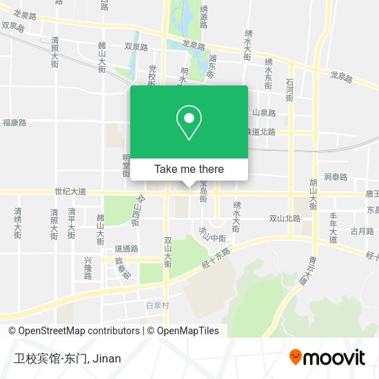 卫校宾馆-东门 map