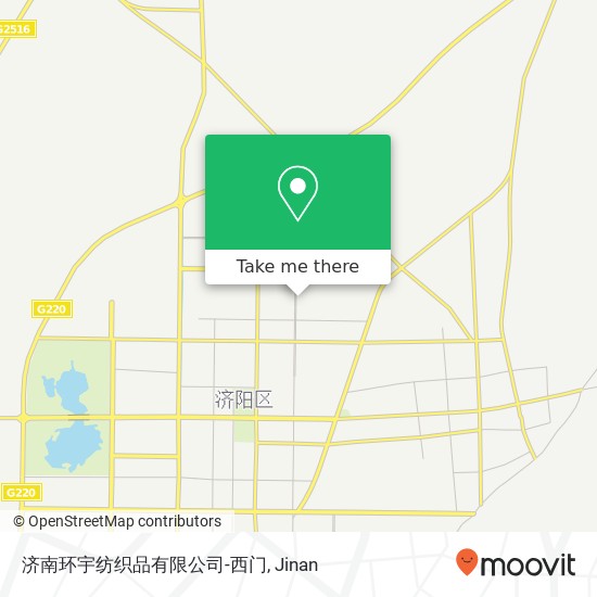 济南环宇纺织品有限公司-西门 map