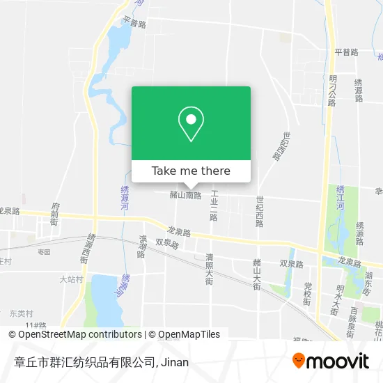 章丘市群汇纺织品有限公司 map
