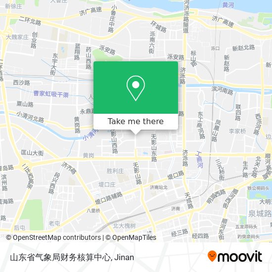 山东省气象局财务核算中心 map