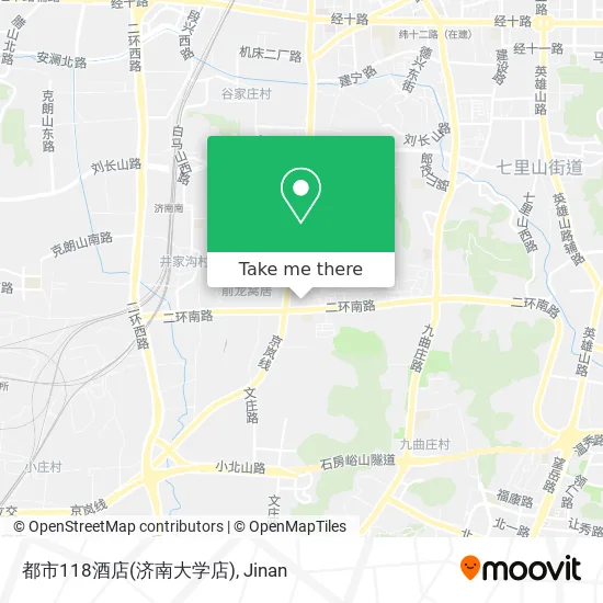 都市118酒店(济南大学店) map