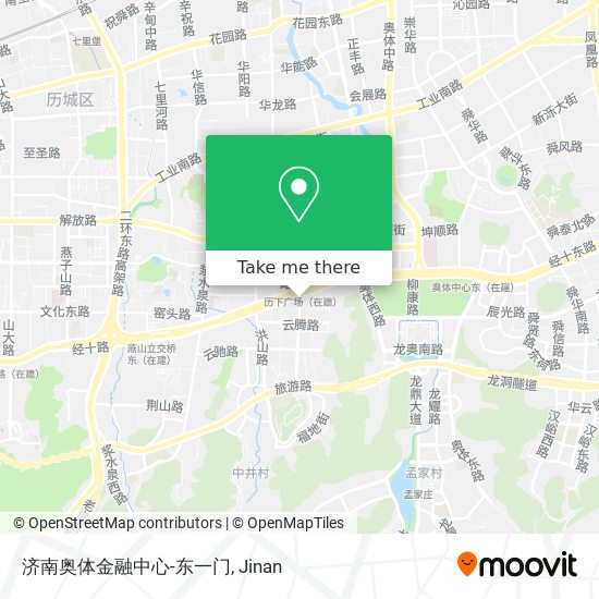 济南奥体金融中心-东一门 map