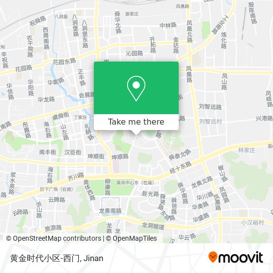 黄金时代小区-西门 map