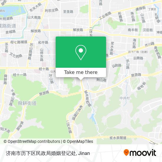 济南市历下区民政局婚姻登记处 map