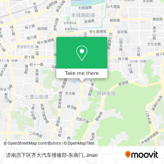 济南历下区齐大汽车维修部-东南门 map
