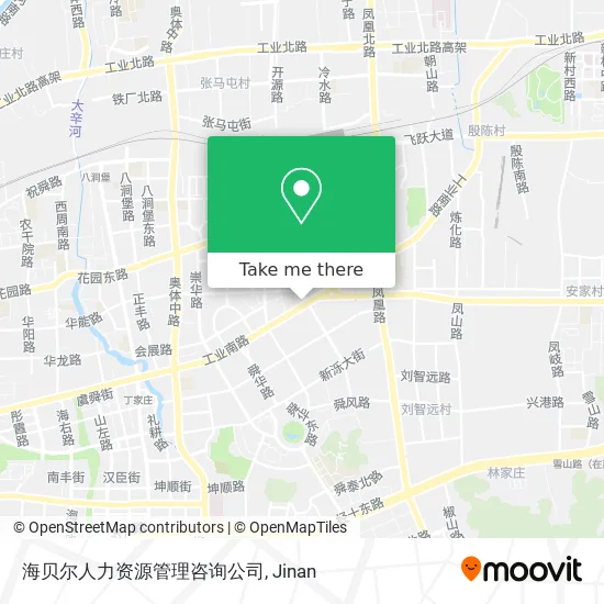 海贝尔人力资源管理咨询公司 map