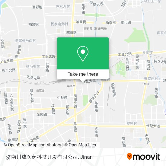 济南川成医药科技开发有限公司 map