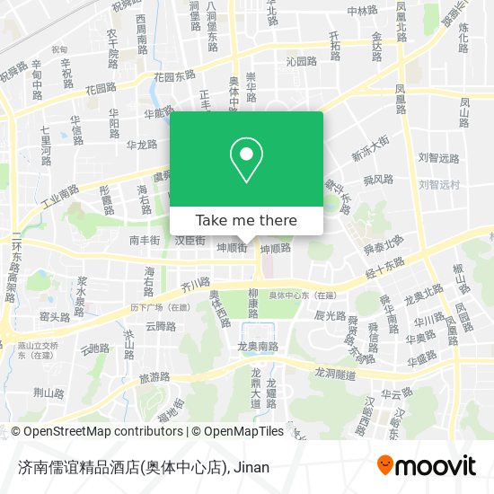 济南儒谊精品酒店(奥体中心店) map