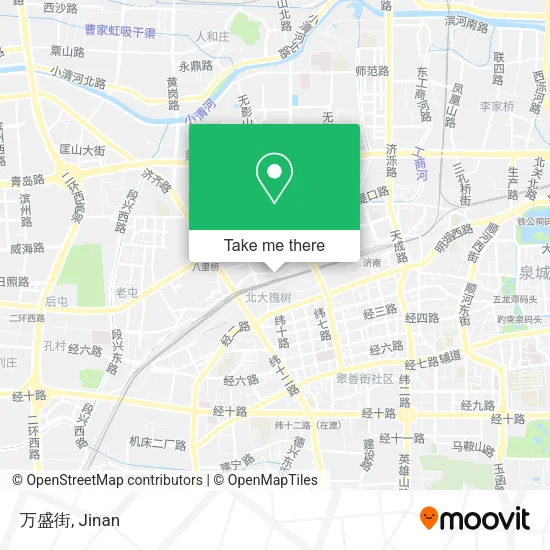 万盛街 map