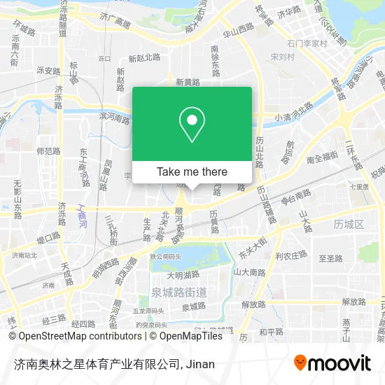 济南奥林之星体育产业有限公司 map