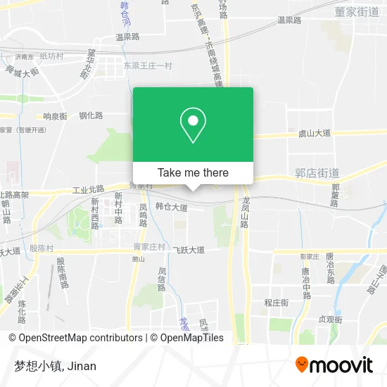 梦想小镇 map