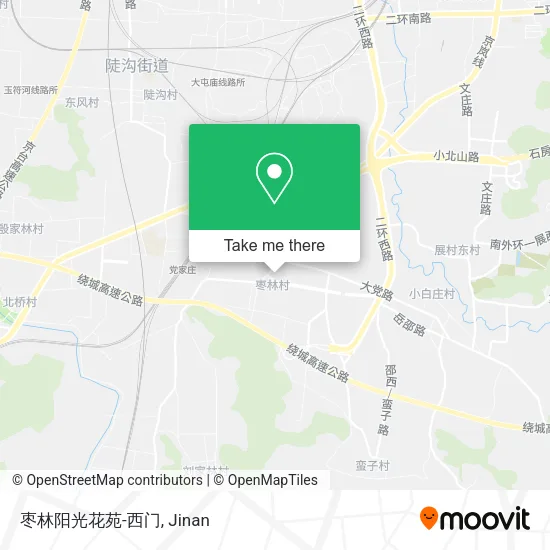 枣林阳光花苑-西门 map