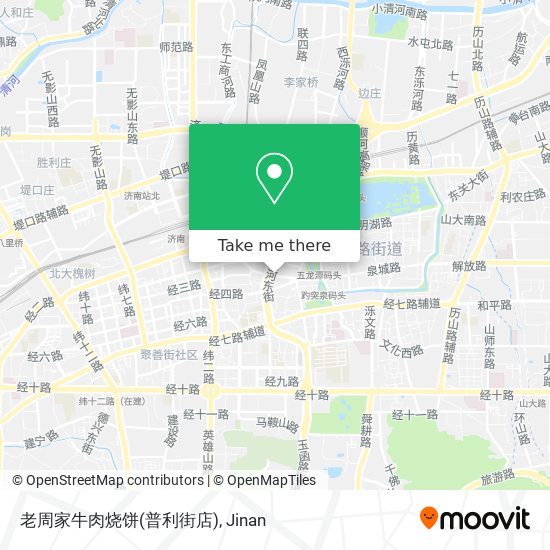 老周家牛肉烧饼(普利街店) map
