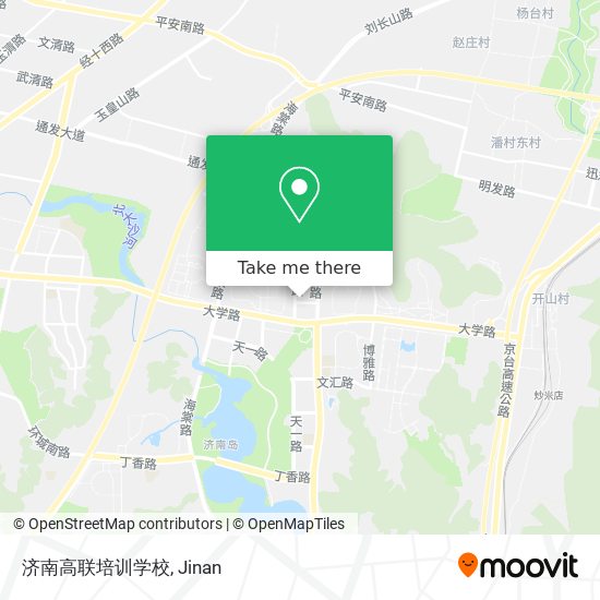 济南高联培训学校 map