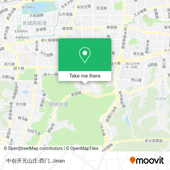 中创开元山庄-西门 map