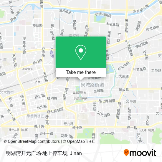 明湖湾开元广场-地上停车场 map