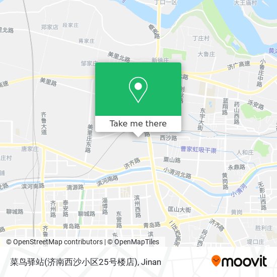 菜鸟驿站(济南西沙小区25号楼店) map