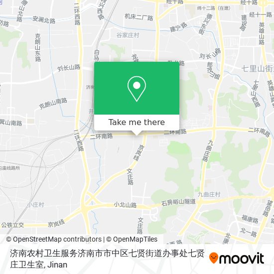 济南农村卫生服务济南市市中区七贤街道办事处七贤庄卫生室 map