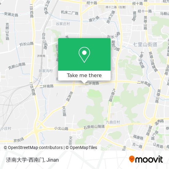 济南大学-西南门 map