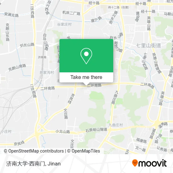 济南大学-西南门 map