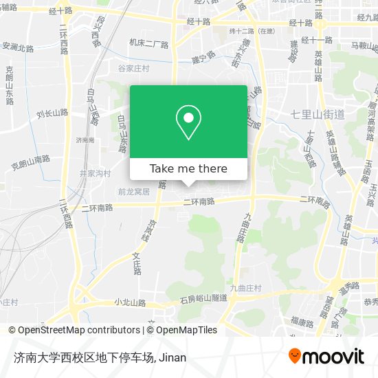 济南大学西校区地下停车场 map
