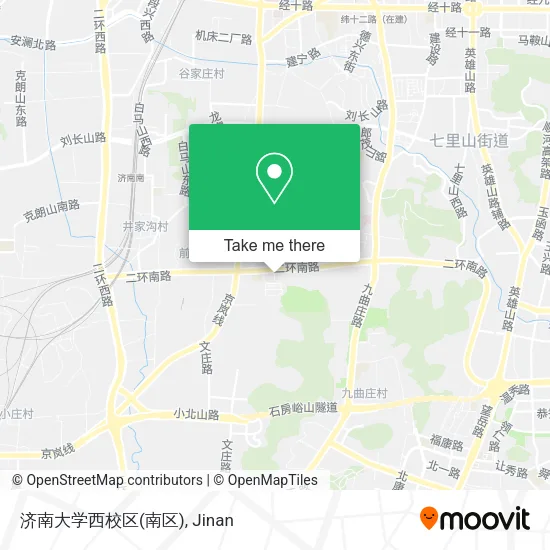 济南大学西校区(南区) map