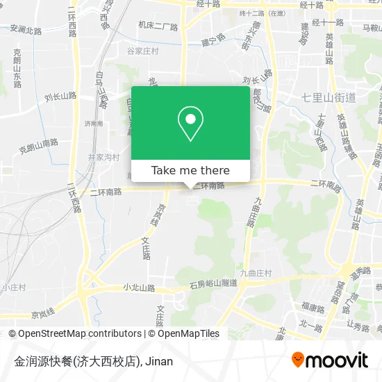 金润源快餐(济大西校店) map