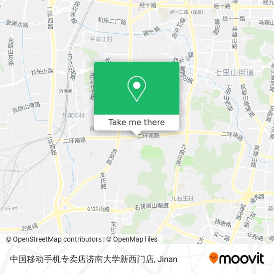 中国移动手机专卖店济南大学新西门店 map