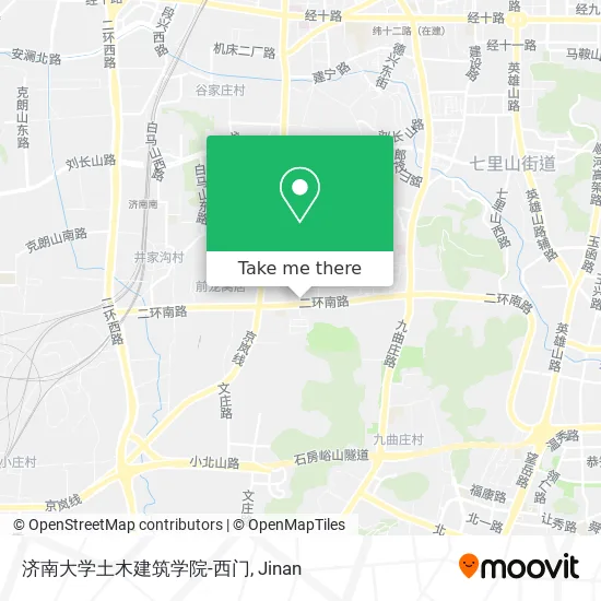 济南大学土木建筑学院-西门 map