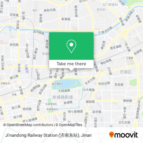 Ji'nandong Railway Station (济南东站) map