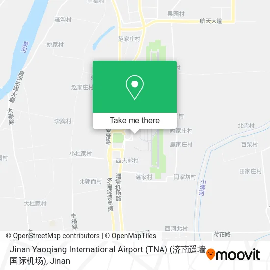 Jinan Yaoqiang International Airport (TNA) (济南遥墙国际机场) map