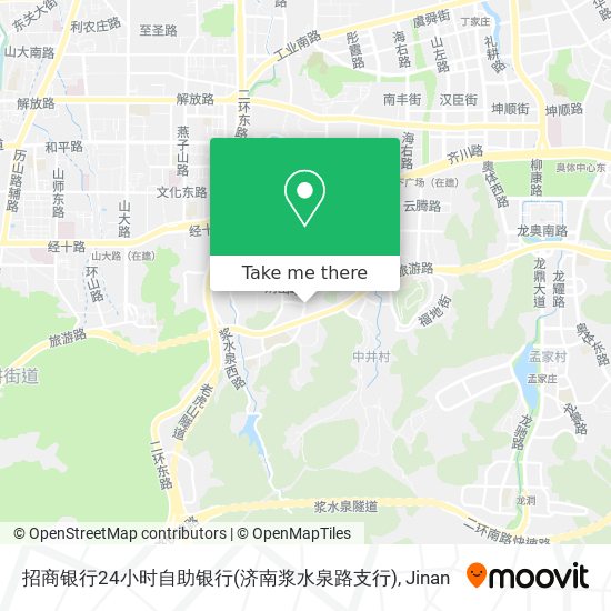 招商银行24小时自助银行(济南浆水泉路支行) map