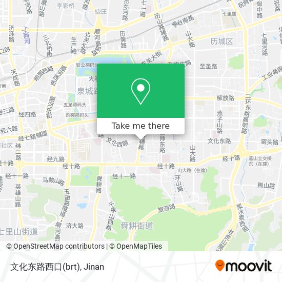 文化东路西口(brt) map