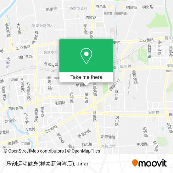 乐刻运动健身(祥泰新河湾店) map