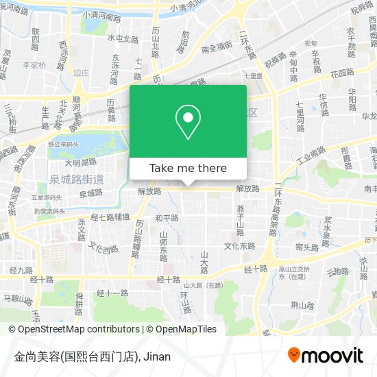 金尚美容(国熙台西门店) map
